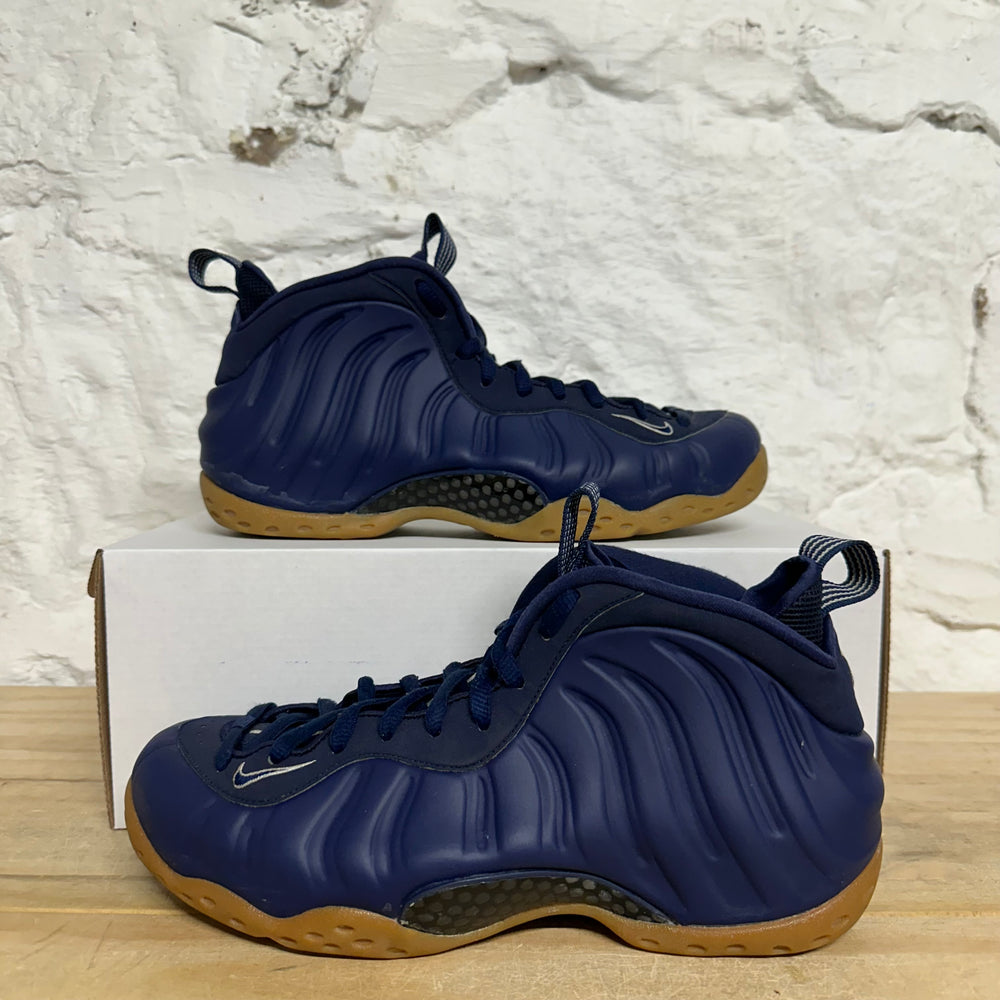 Nike Air Foamposite One Navy Gum Sz 8.5