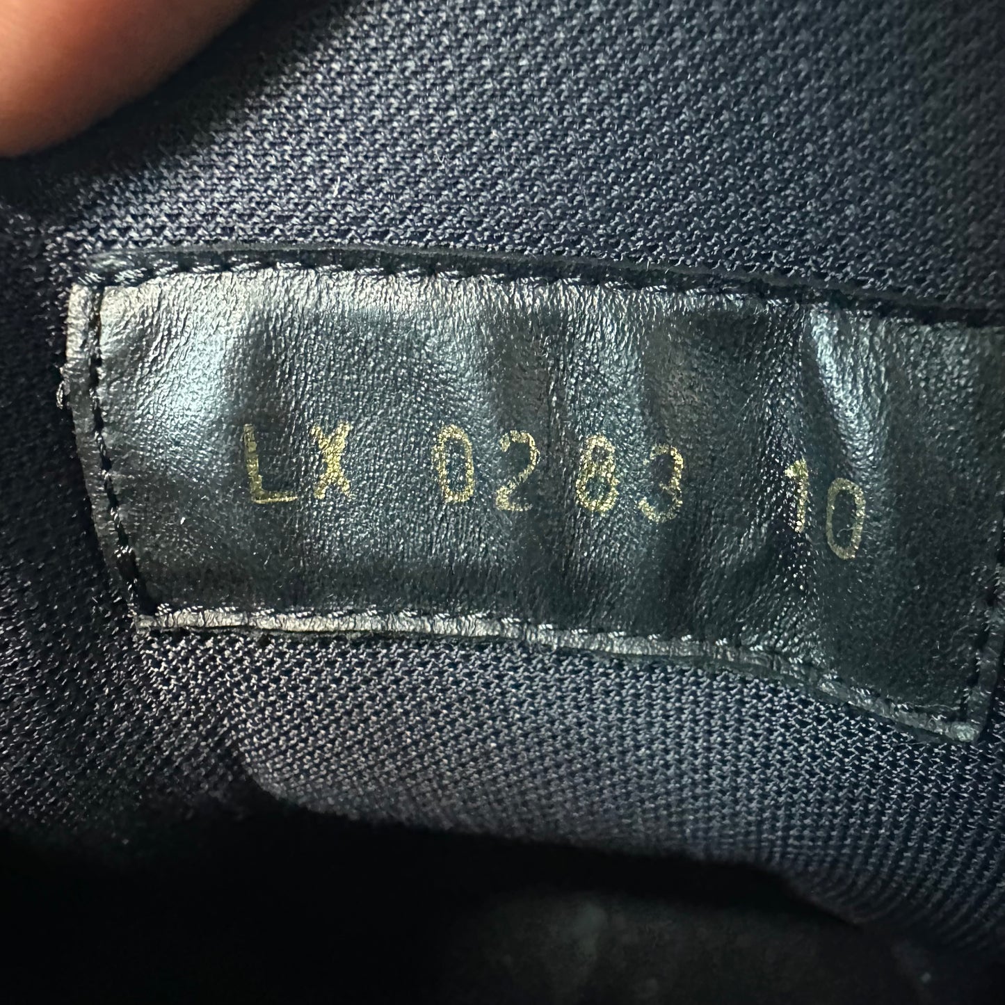 Louis Vuitton Triple Black Trainer Sneaker Sz 11.5 (10LV)