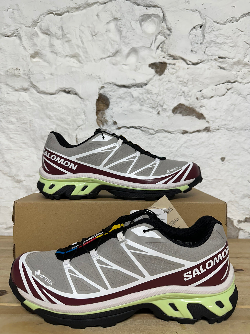 Salomon XT 6 Gore Tex Paloma Maroon Banner Sz 11 DS