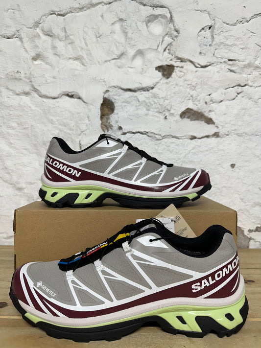 Salomon XT 6 Gore Tex Paloma Maroon Banner Sz 11 DS