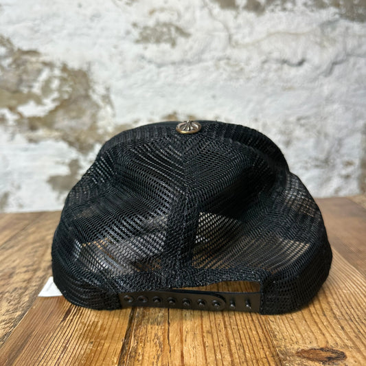 Chrome Hearts CH Miami Black Trucker Hat