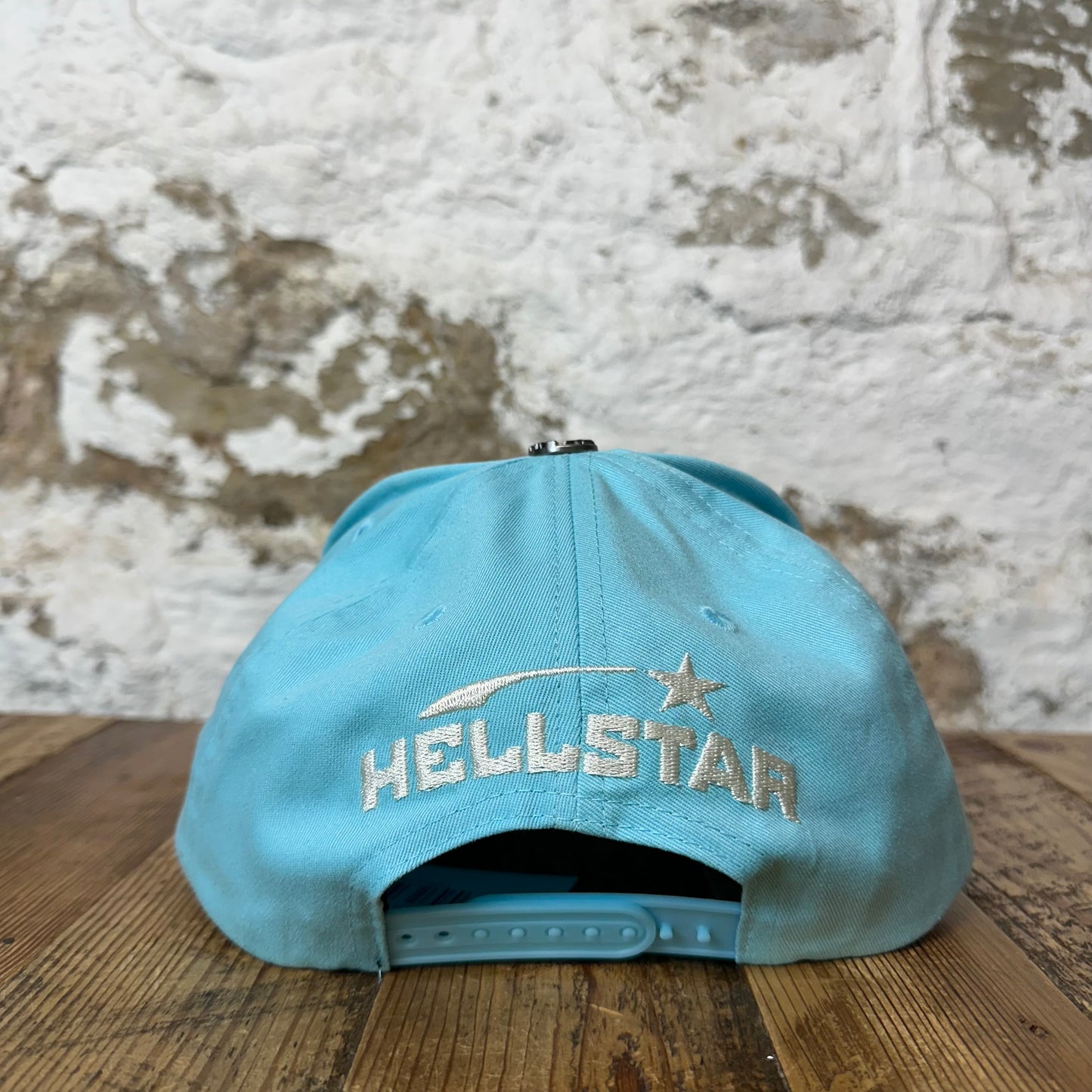 Hellstar OG Logo Baby Blue Snapback Hat