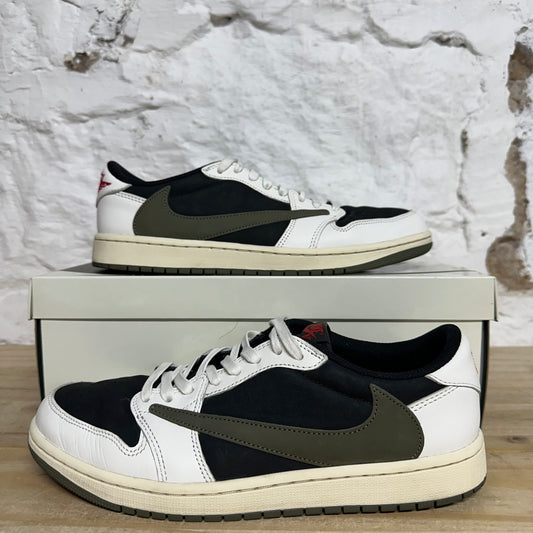 Air Jordan 1 Low Travis Scott Olive Sz 10 (11.5W)