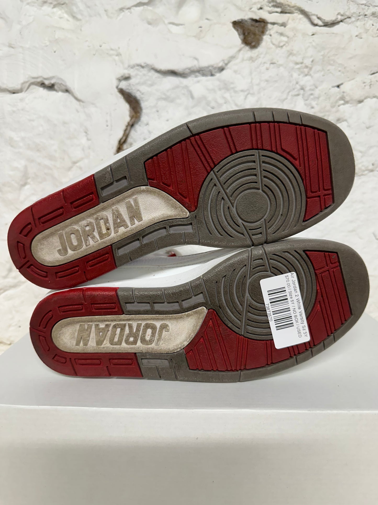 Air Jordan 2 White Varsity Sz 5Y