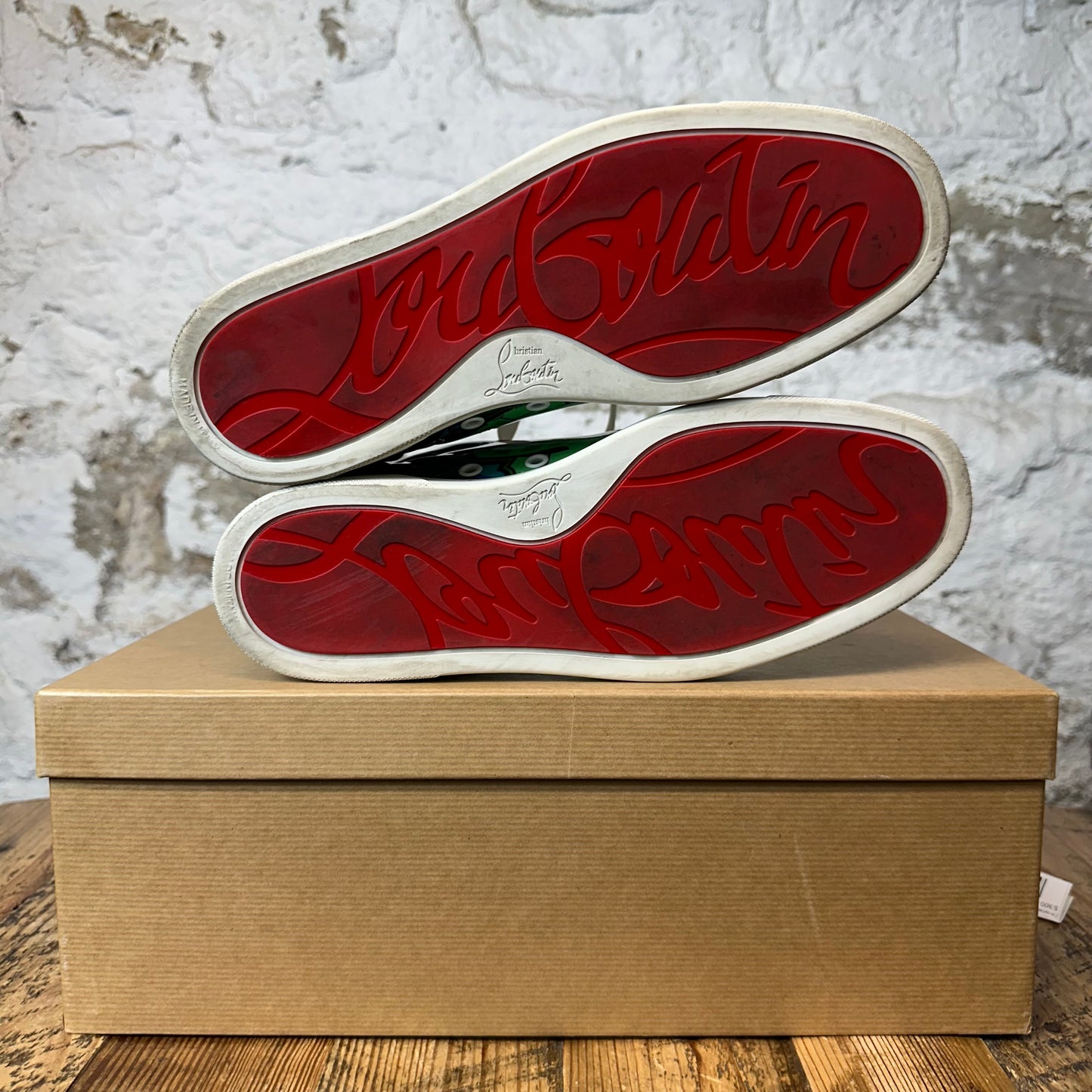 Christian Louboutin Grafitti Spike Sneaker Sz 7.5 (40.5)