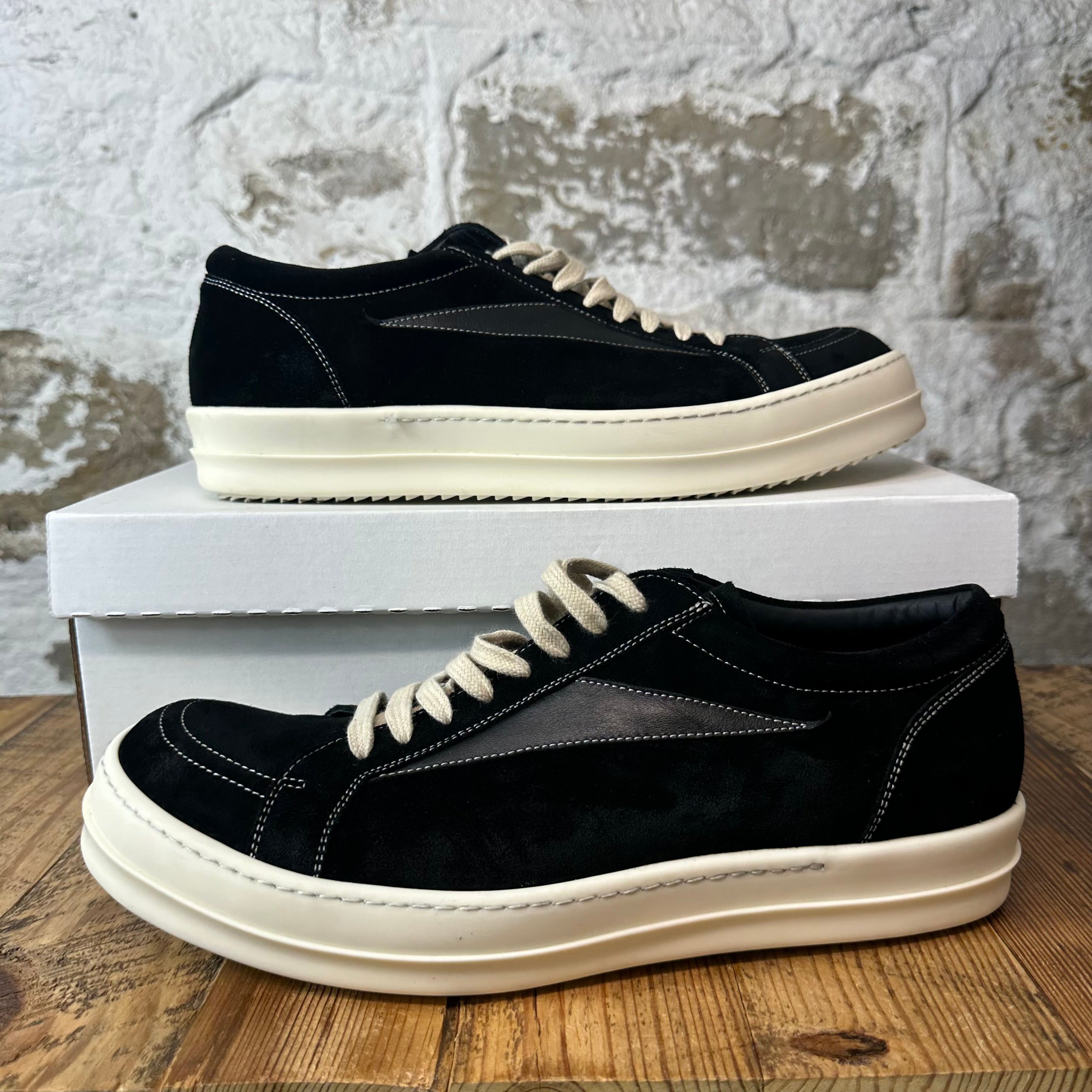 Rick Owens Vintage Luxor Black Milk Sneaker Sz 12 (45)