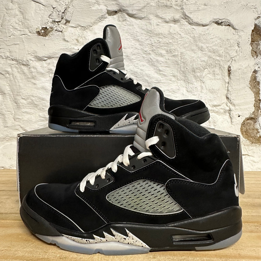 Air Jordan 5 Black Metallic Reimagined Sz 8