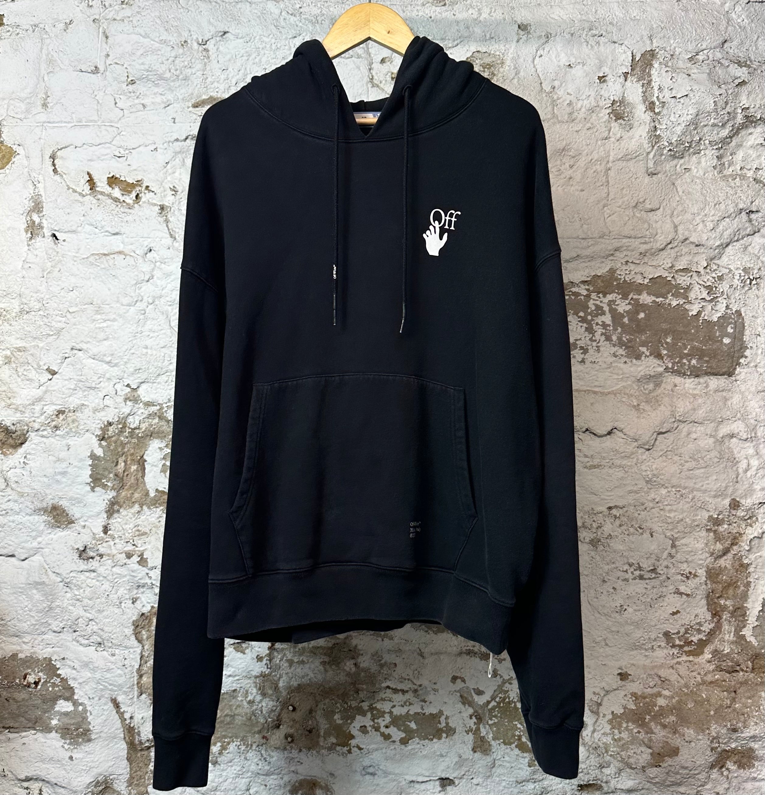 Off White Carvaggio Hoodie Black Sz XXL