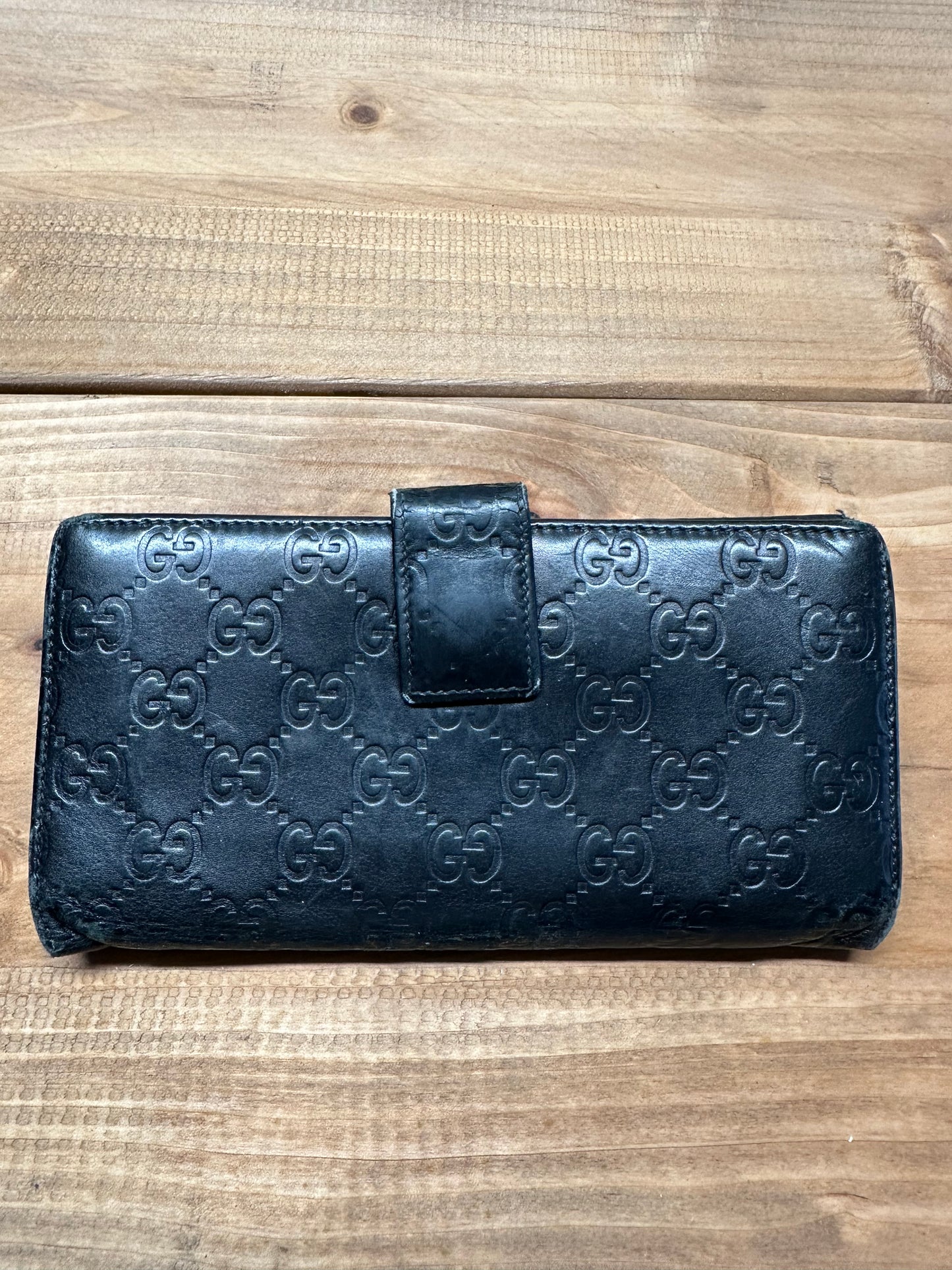 Gucci Leather Long Wallet