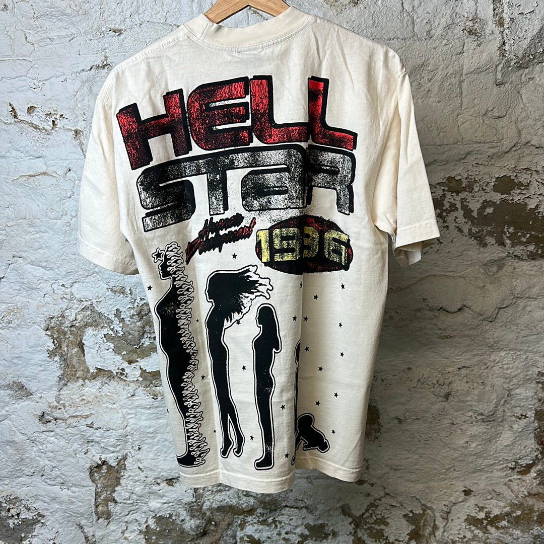 Hellstar Cranium Cream T-Shirt