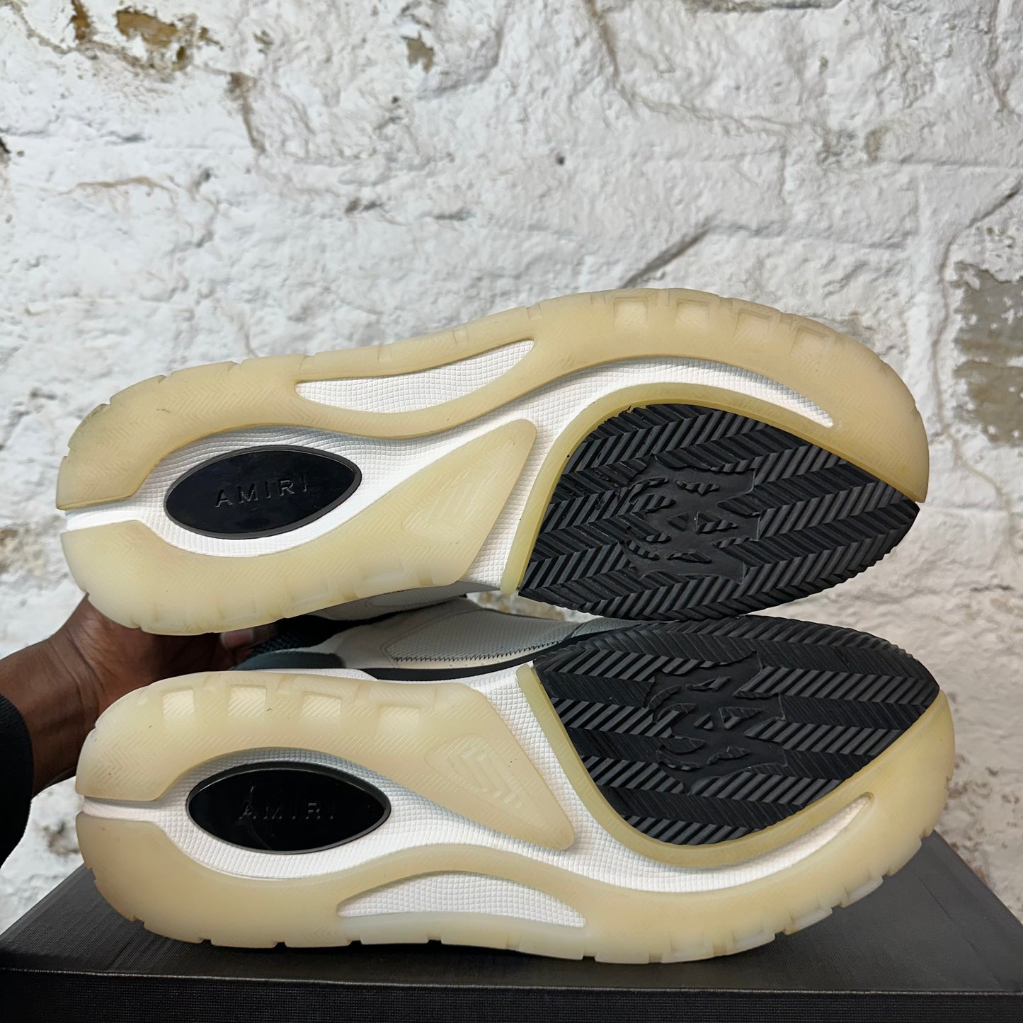 Amiri MA-1 Black Gray White Sneaker Sz 15 (48)