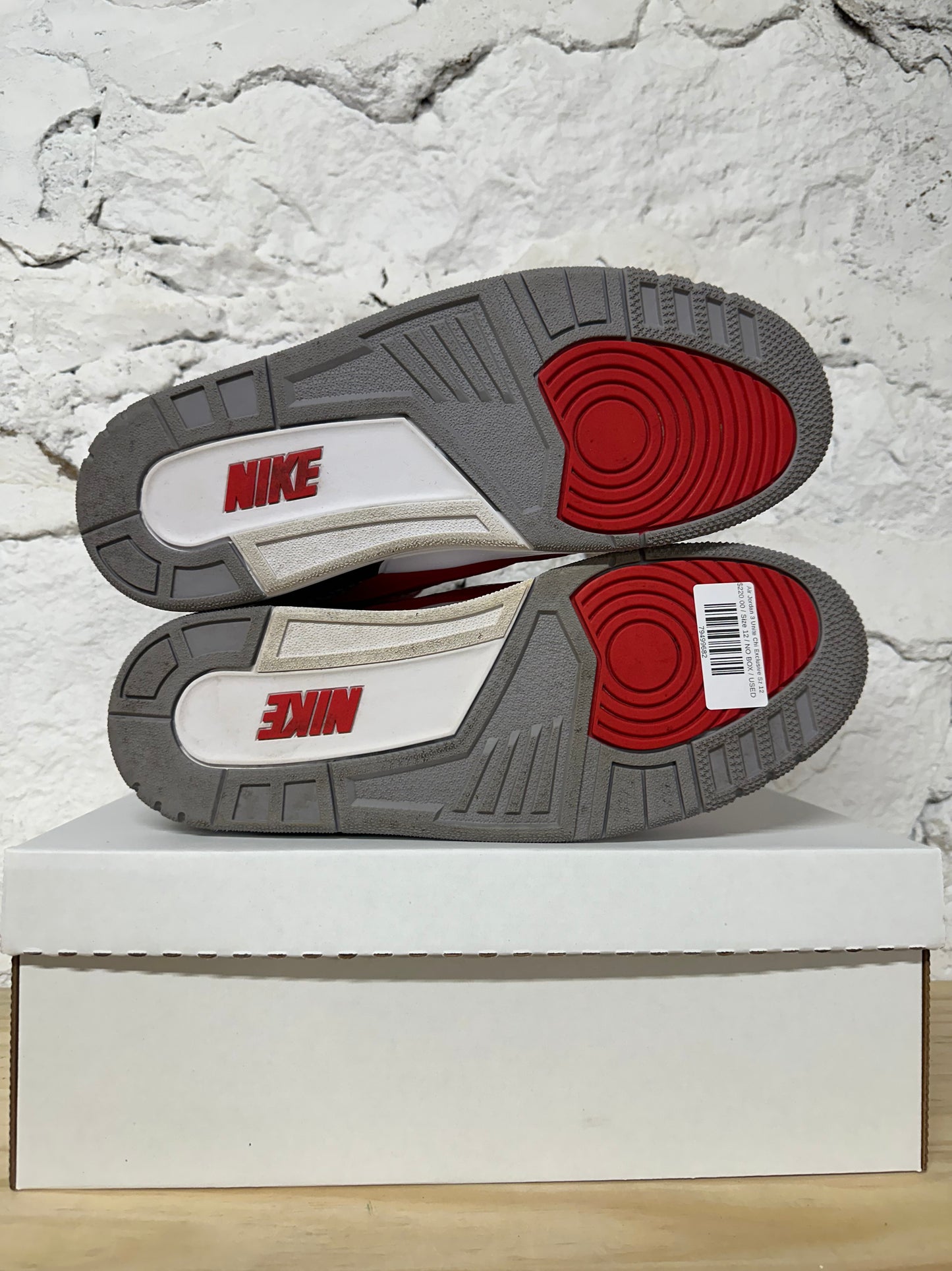 Air Jordan 3 Unite Chi Exclusive Sz 12