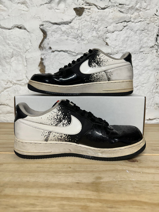 Nike Air Force 1 Low Black White Sz 10.5