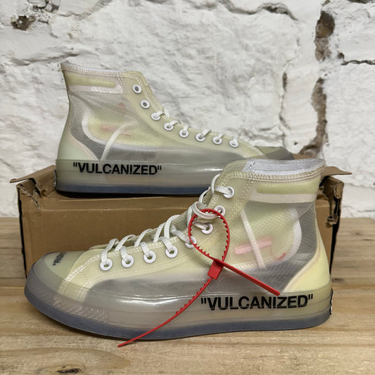 Converse Chuck Taylor All Star Vulcanized Hi Off-White Sz 9.5 DS