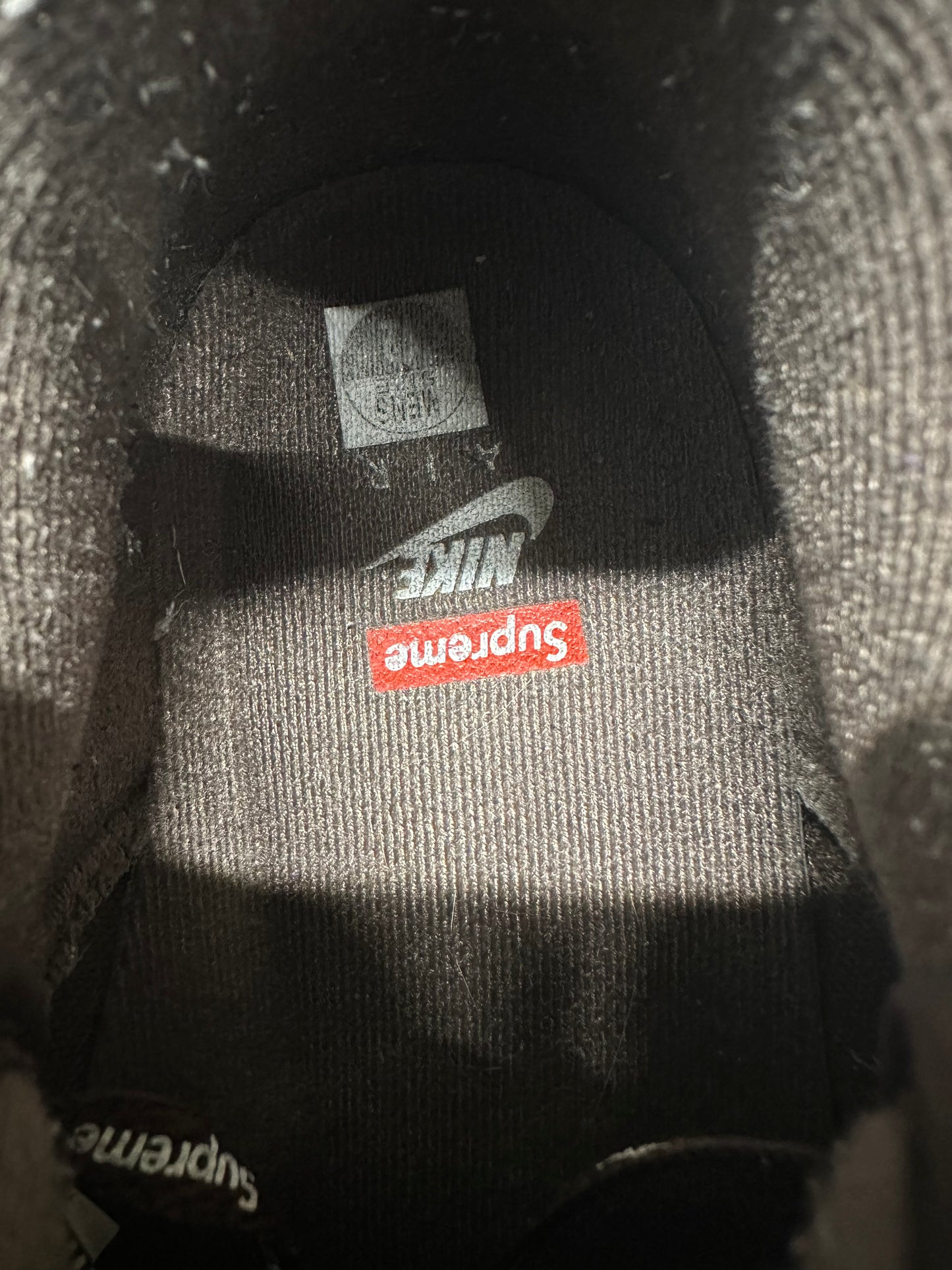 Nike Air Force 1 Low Supreme Baroque Brown Sz 12