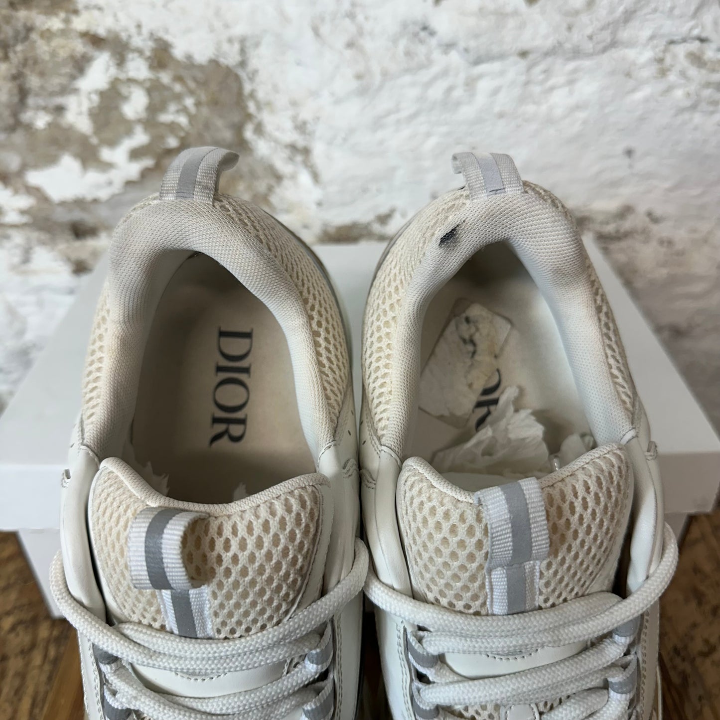DIor B22 White Grey Beige Sneaker Sz 12 (45)