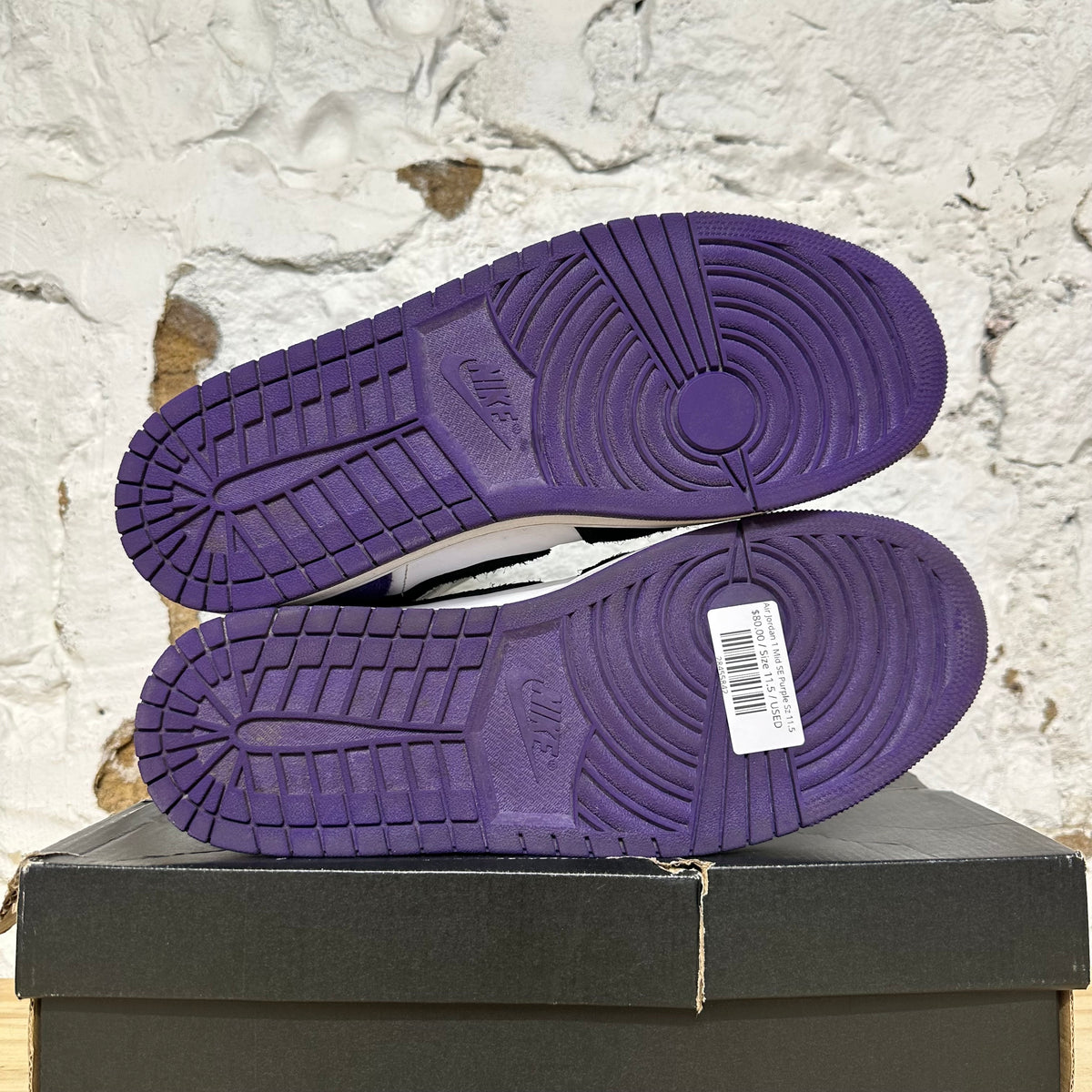 Air Jordan 1 Mid SE Purple Sz 11.5