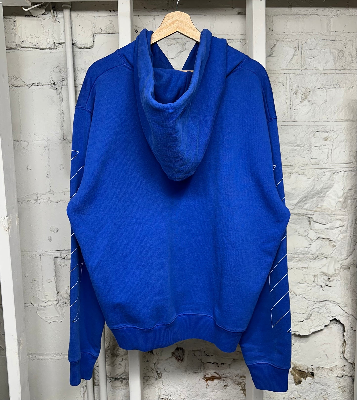 Off-White Blue Hoodie Sz XXL