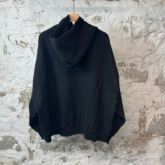 Saint Michael Center Logo Hoodie Black Sz L