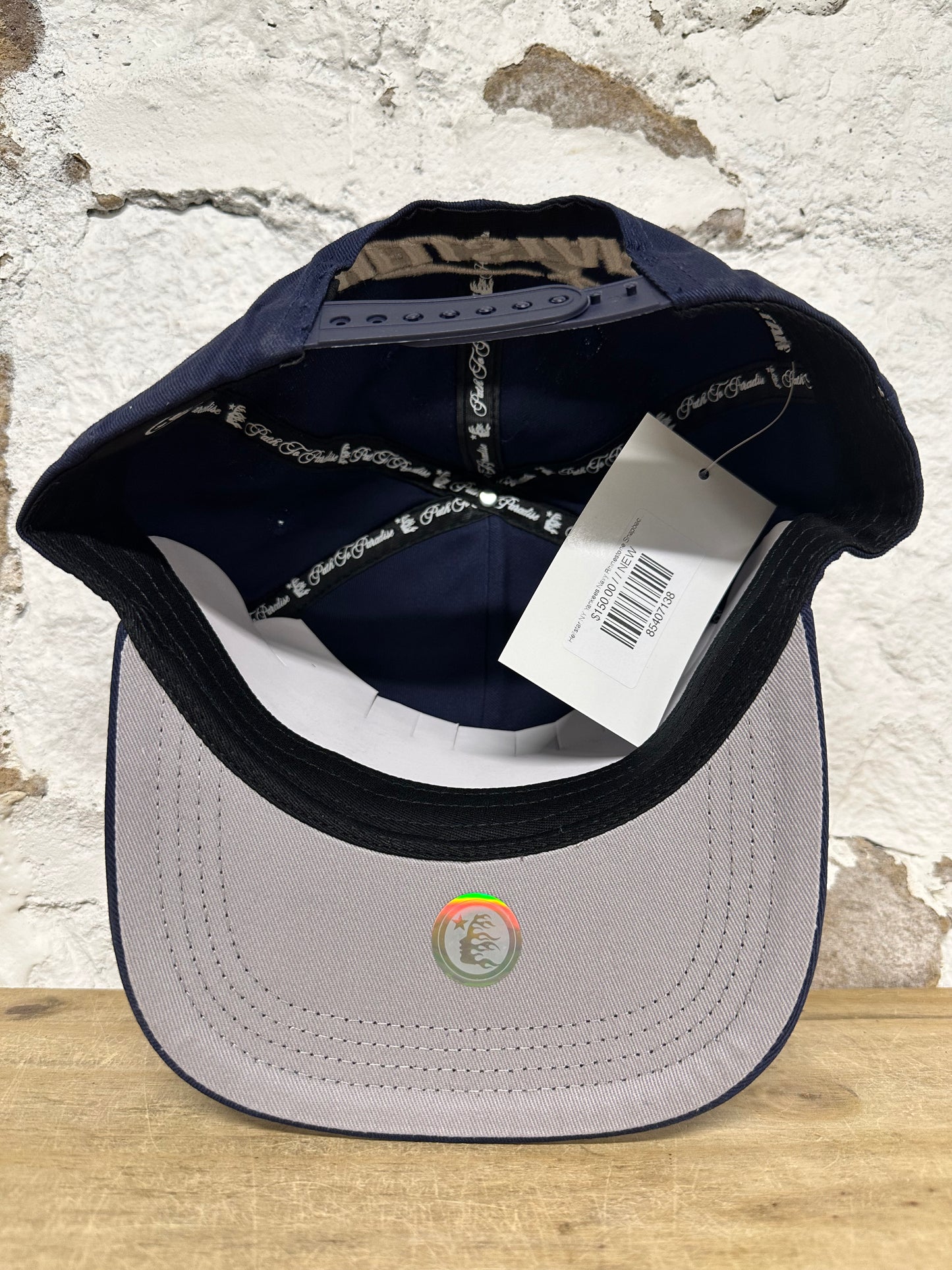 Hellstar NY Yankees Navy Rhinestone Snapback Hat DS