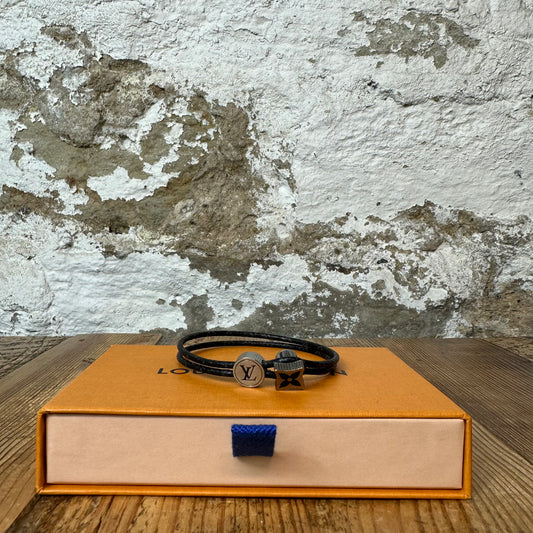 Louis Vuitton Graphite Catch It Bracelet W/ Box