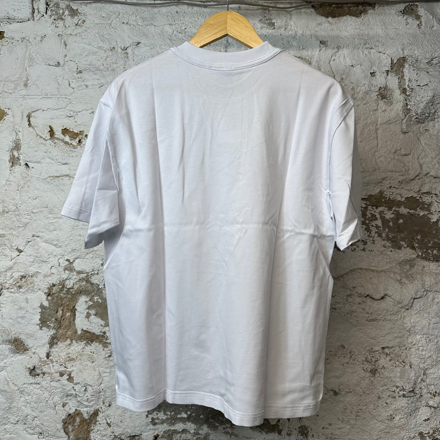 Saint Vanity Pink Griffin White T-Shirt
