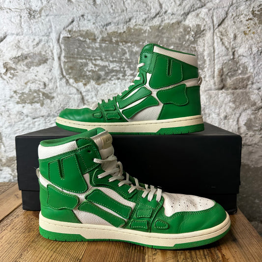 Amiri High Green Skeleton White Sneaker Sz 10 (43)