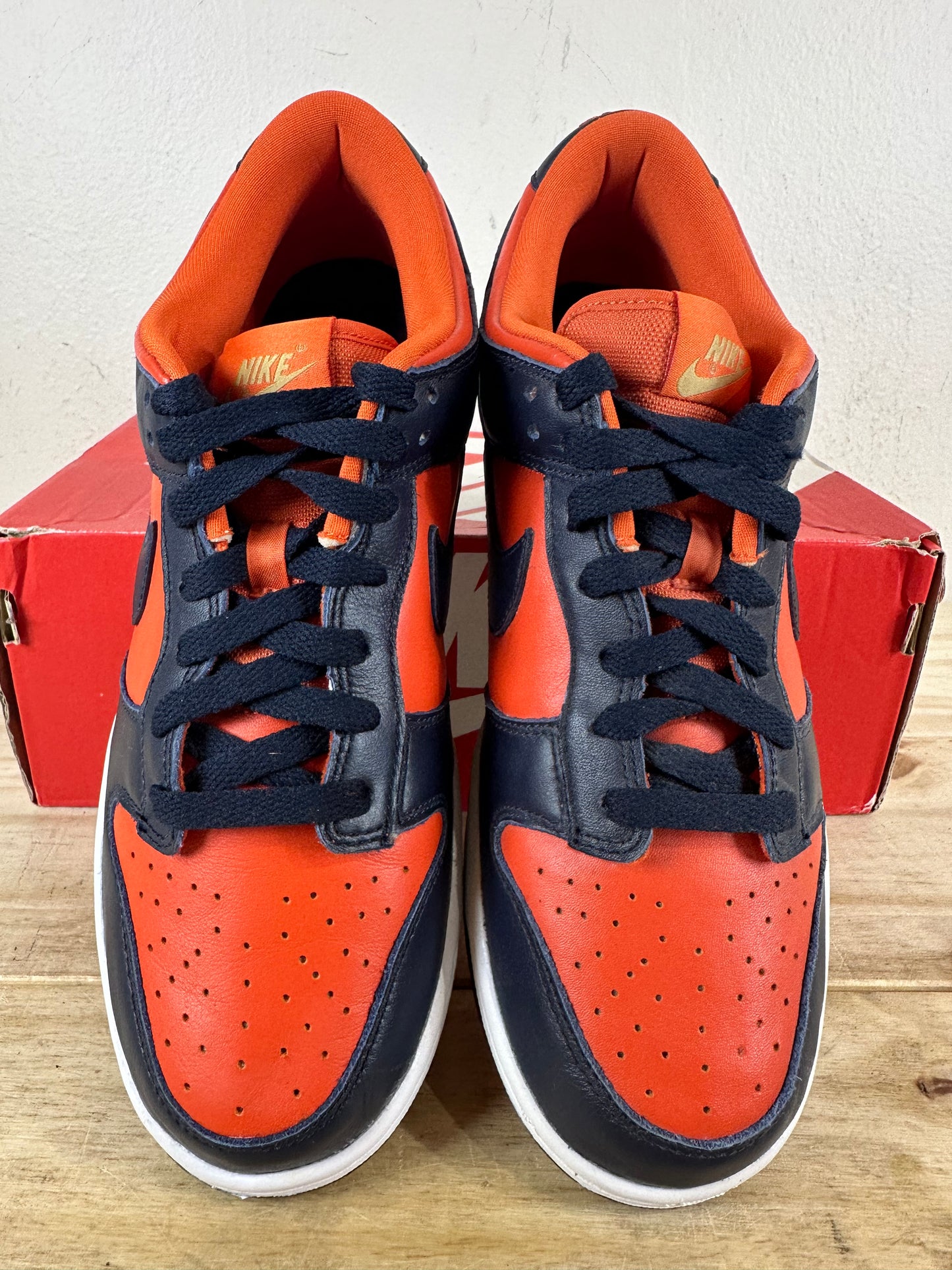 Nike Dunk Low Champs Colors University Orange Marine Sz 8.5