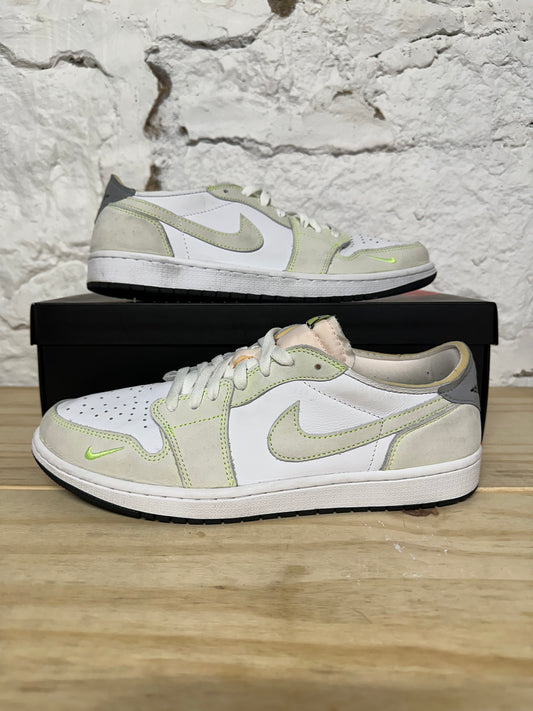 Air Jordan 1 Low Ghost Green Sz 11