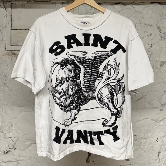 Saint Vanity Griffin White T-Shirt Sz S