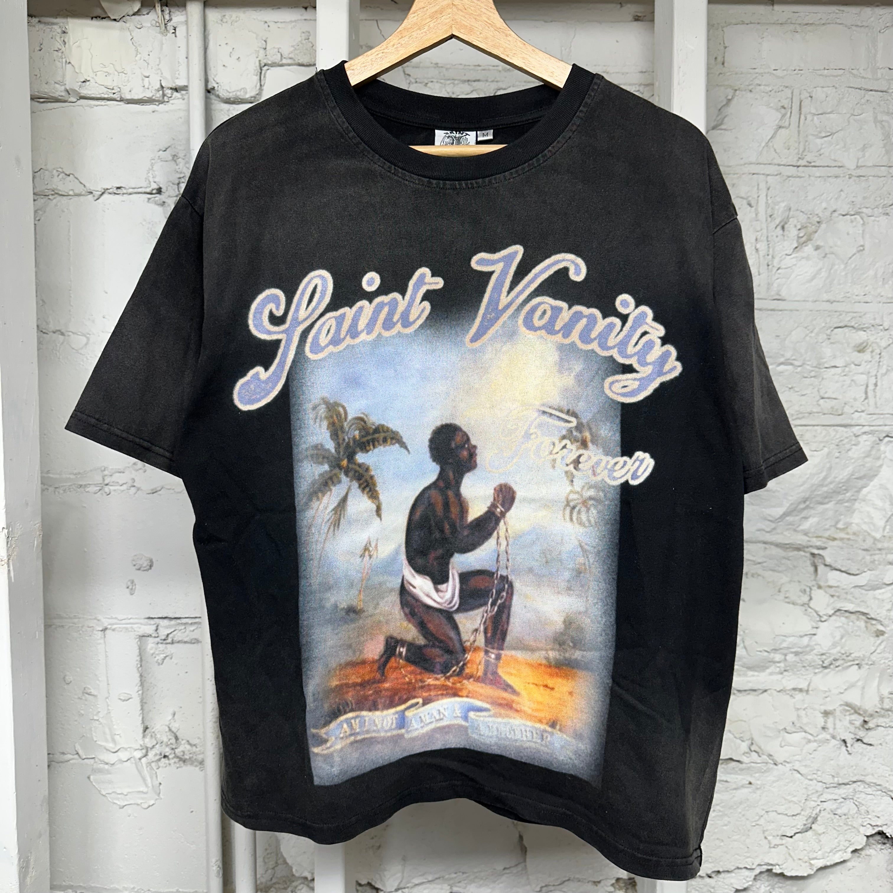 Saint Vanity Forever Black T-Shirt Sz M