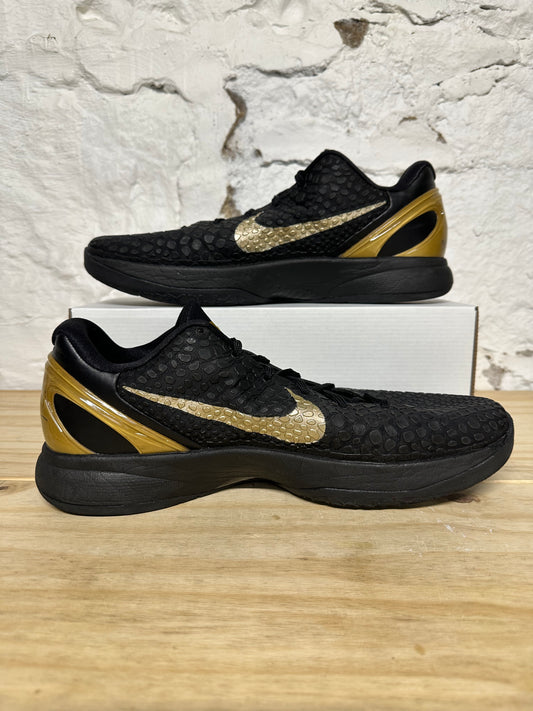 Nike Kobe 6 BHM Black Gold (Sample) Sz 15