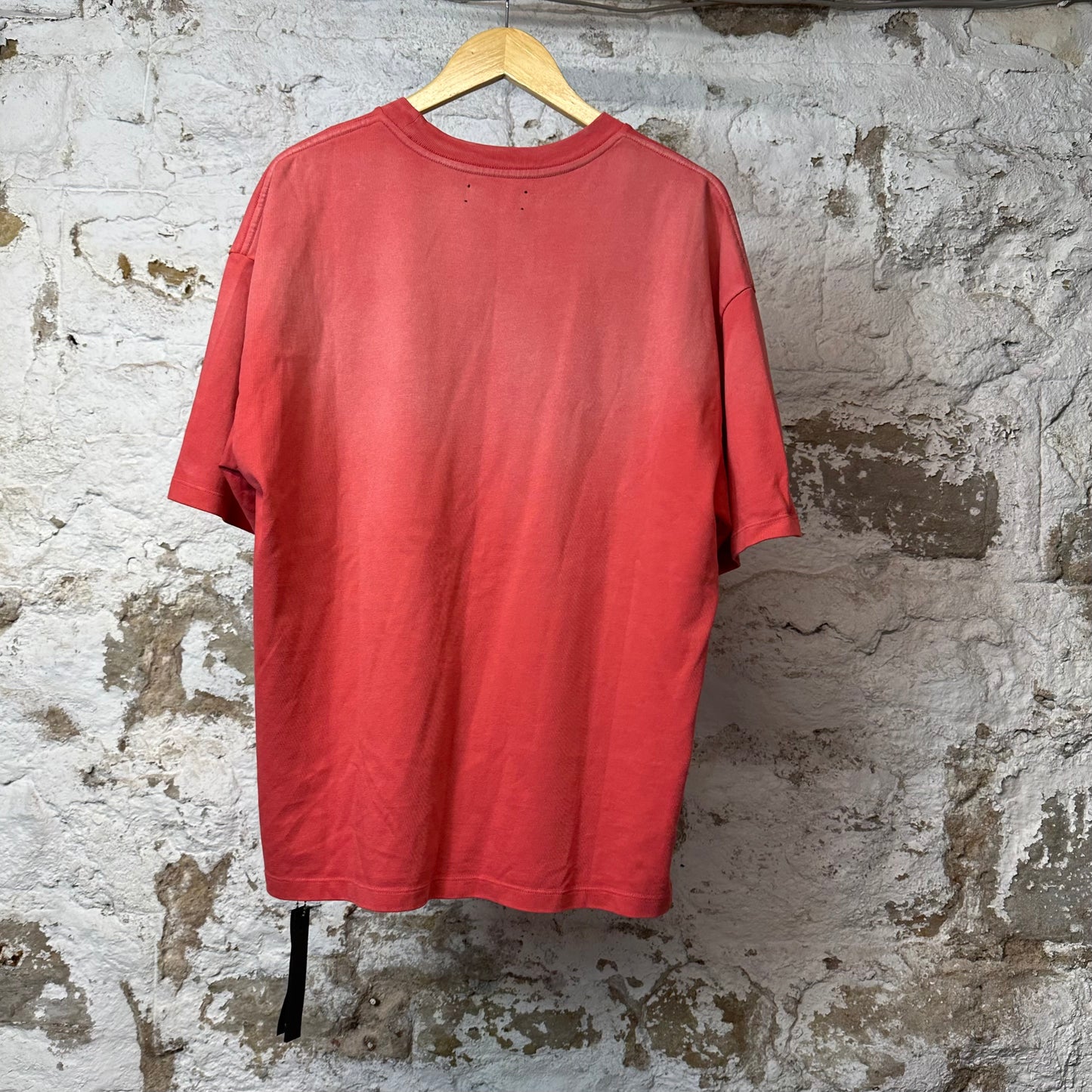 Amiri Vintage Spellout T-shirt Red Sz M DS