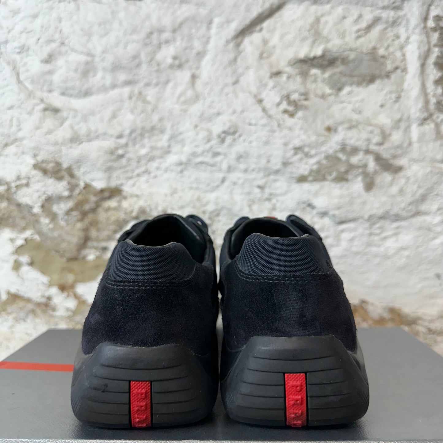 Prada Americas Cup Vintage Navy Blue Sz 8