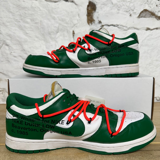 Nike Dunk Low Off-White Pine Green Sz 10.5