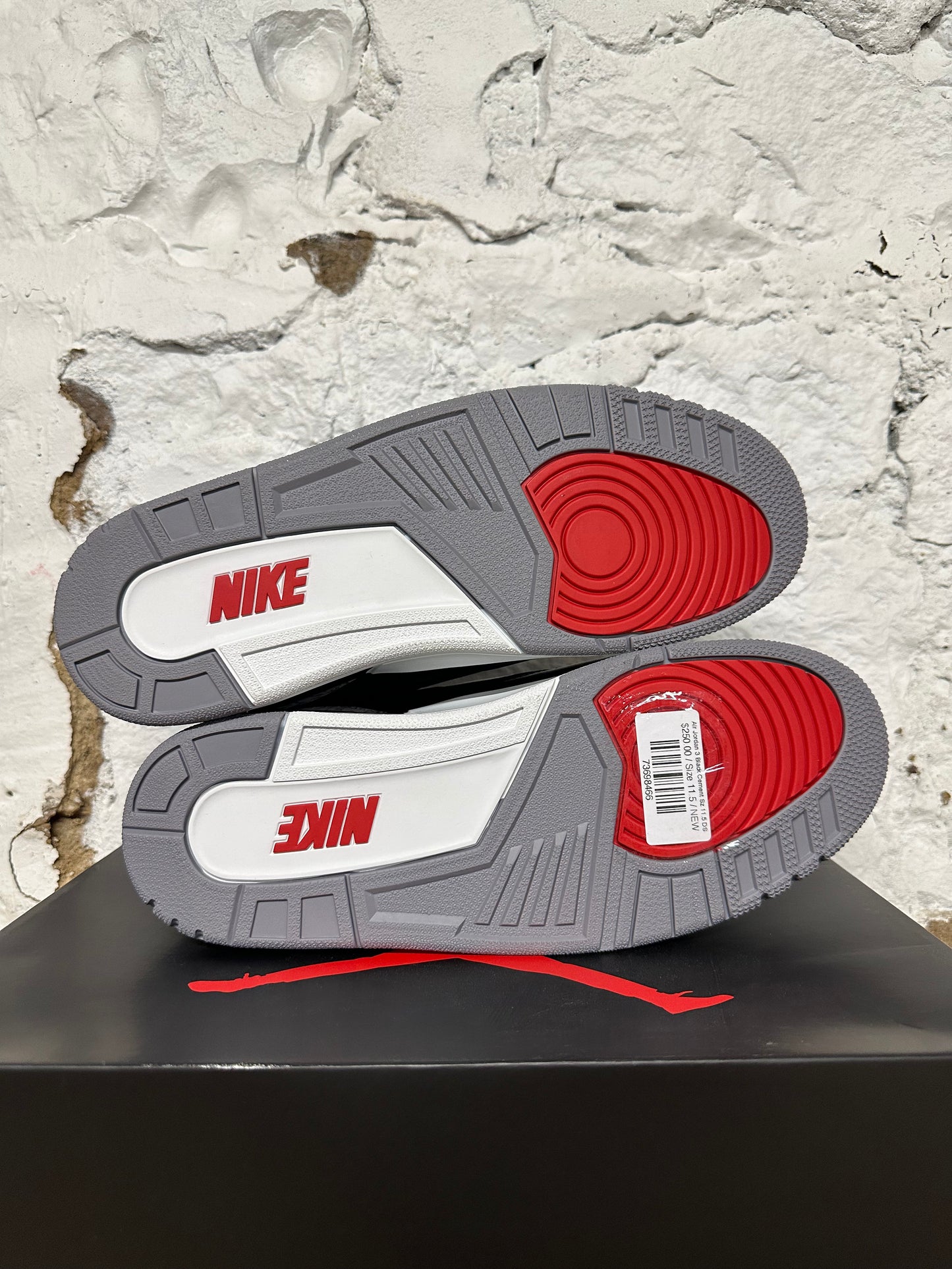 Air Jordan 3 Black Cement Sz 11.5 DS