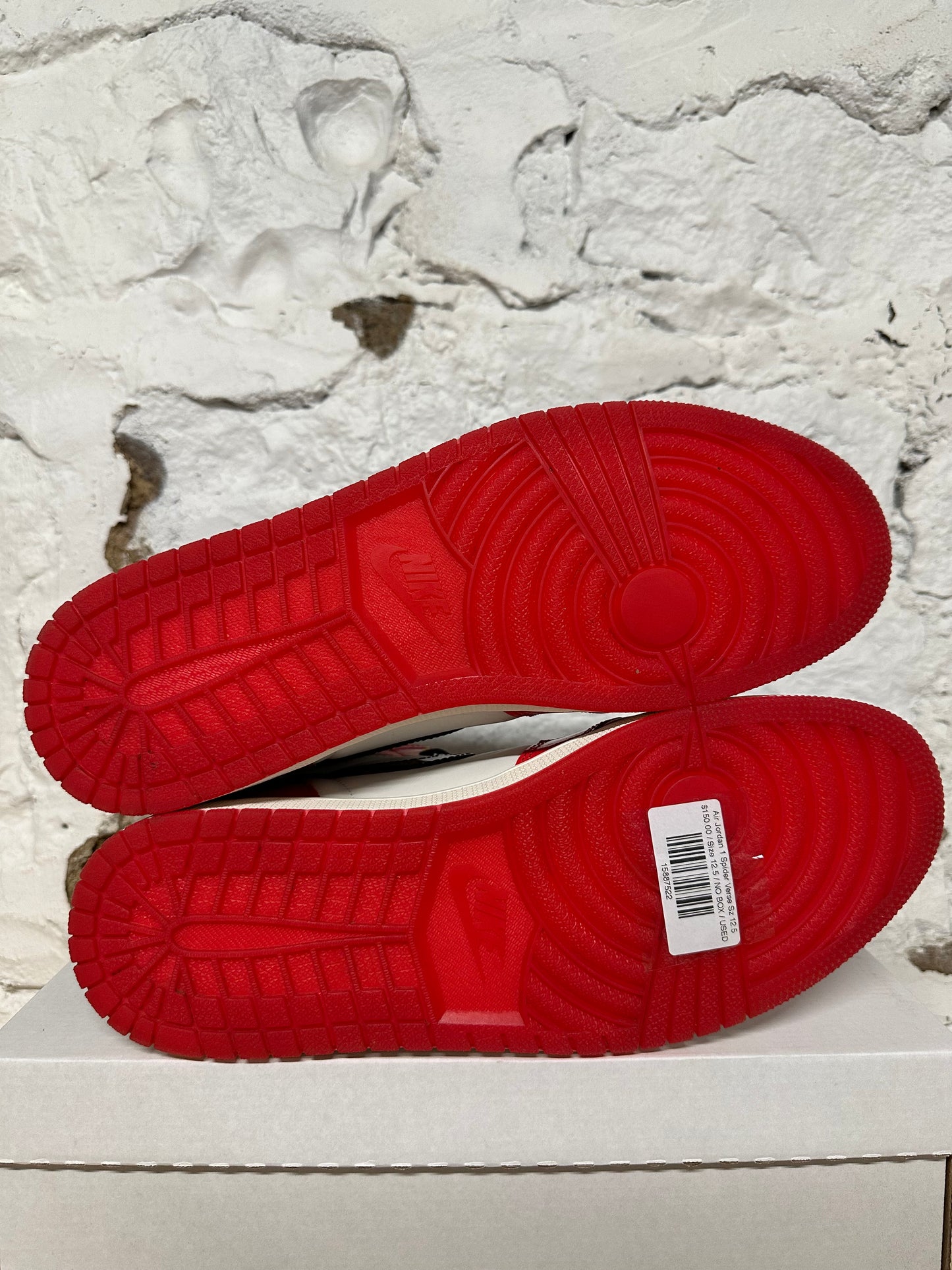 Air Jordan 1 High Spider-Man Across the Spider-Verse Sz 12.5