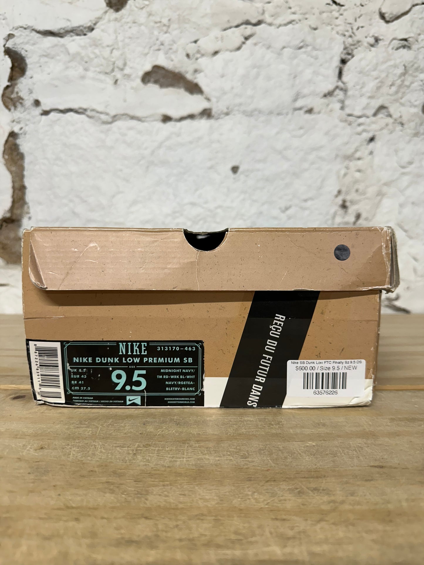 Nike SB Dunk Low FTC Finally Sz 9.5 DS