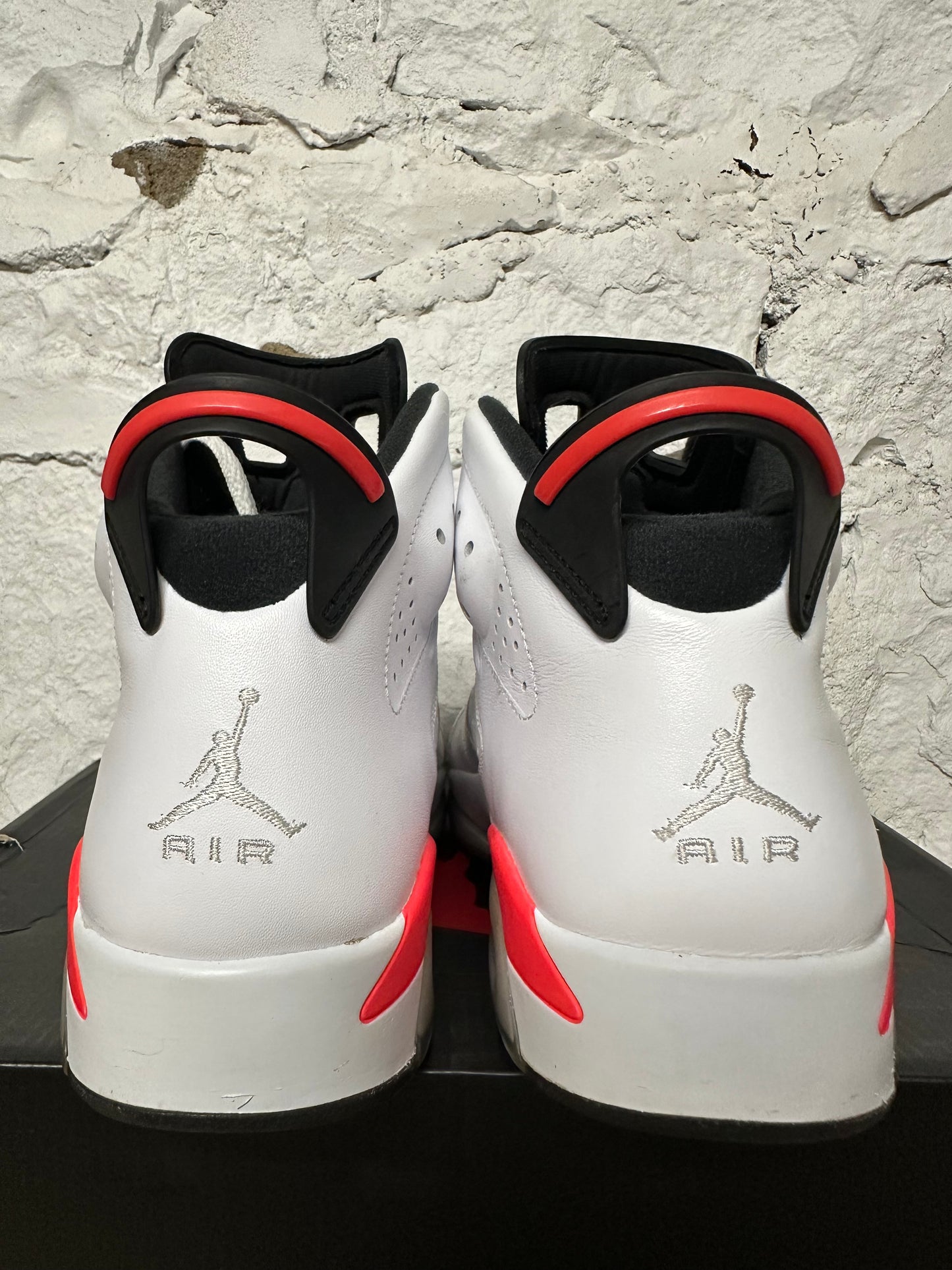 Air Jordan 6 Infrared White Sz 12