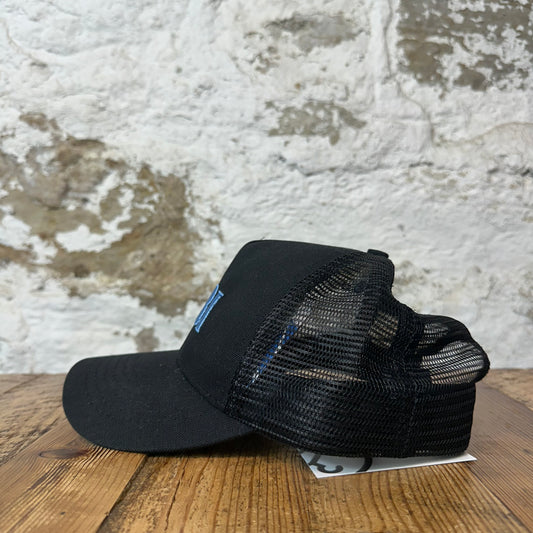 Amiri Blue Spell Black Trucker Hat