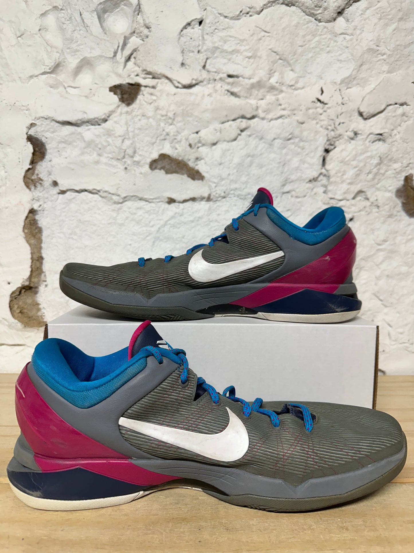 Nike Kobe 7 System Fireberry Sz 15