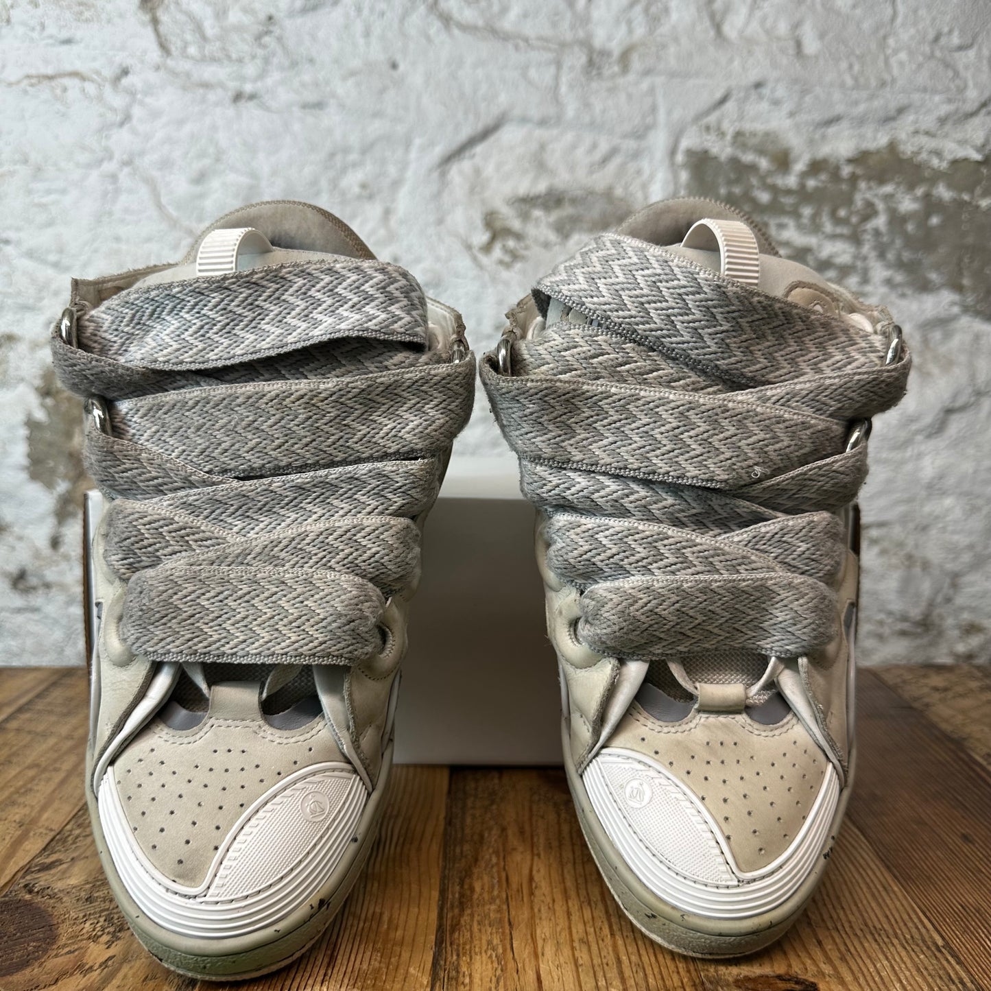 Lanvin Curb Triple Grey Sneaker Sz 8 (41)