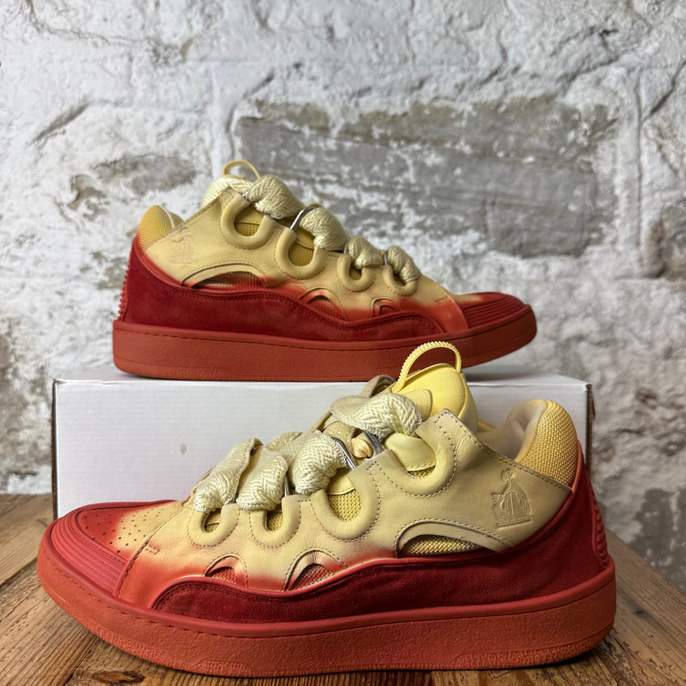 Lanvin Curb Venus Red Radiant Sneaker Sz 12 (45)