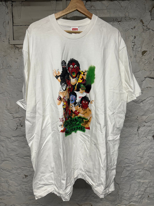 Supreme Muta White T-Shirt Sz XXL DS