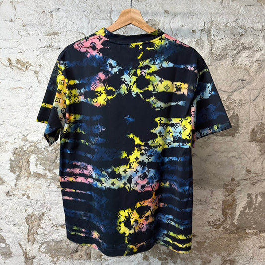 Louis Vuitton Watercolor Monogram T-shirt Black Sz M