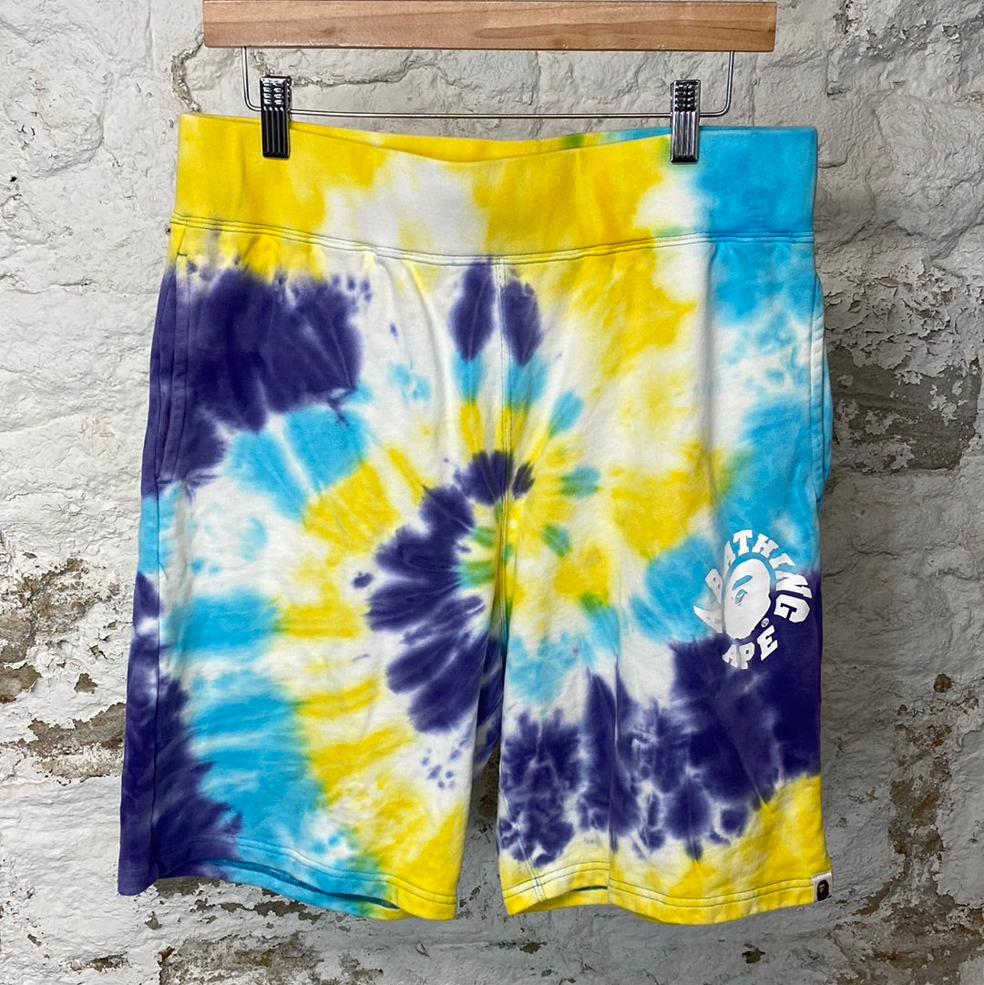 Bape Tie-Dye Shorts Sz XL