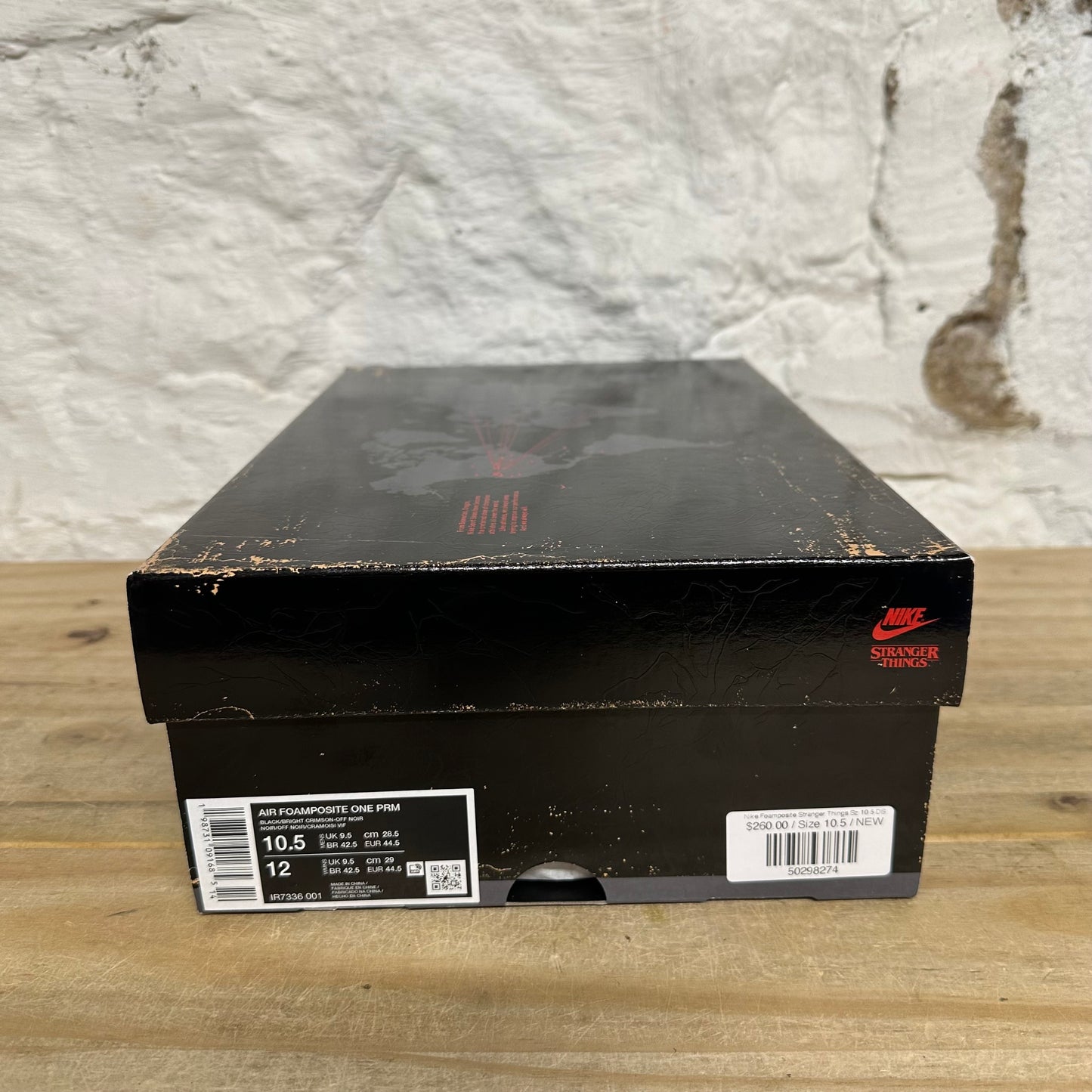 Nike Air Foamposite One Stranger Things Sz 10.5 DS