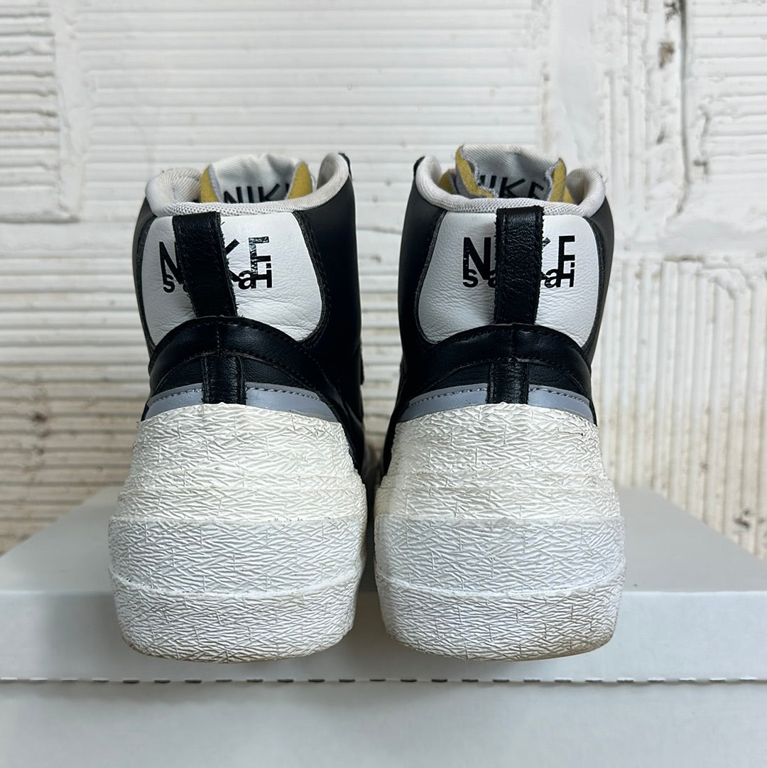 Nike Sacai Blazer Mid Black Grey Sz 13