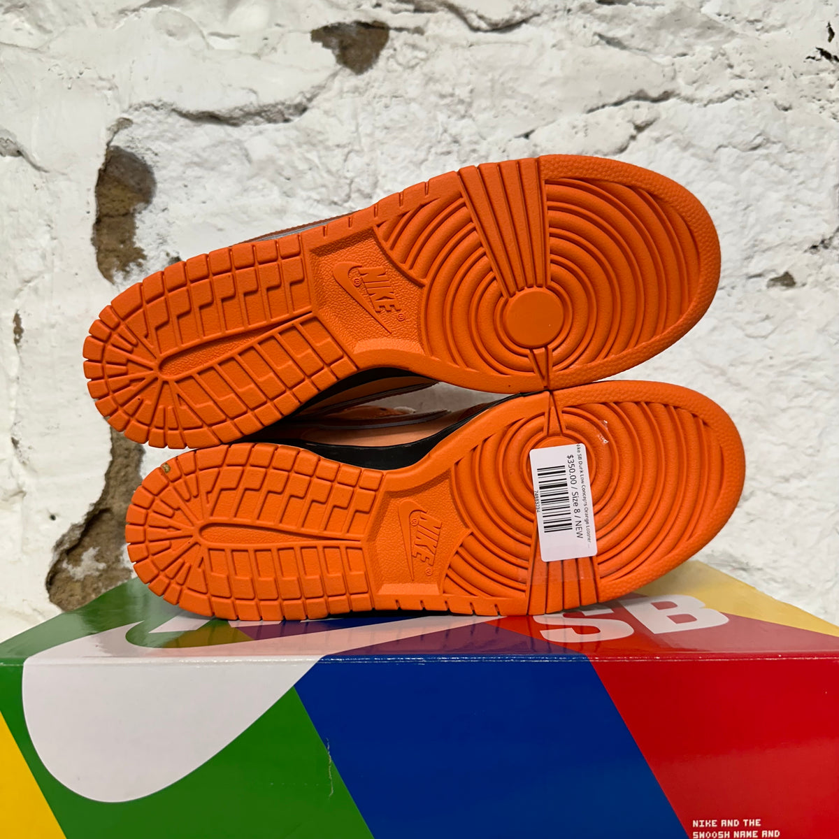 Nike SB Dunk Low Concepts Orange Lobster Sz 8 DS