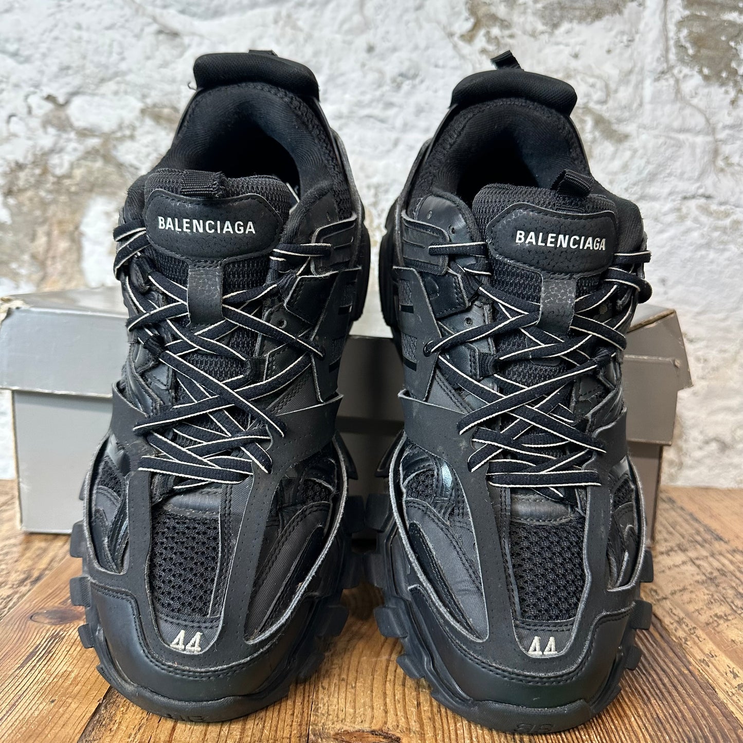 Balenciaga Track Runner Triple Black Sneaker Sz 11 (44)